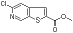 结构式 CAS# 870244-27-2, 5-氯噻吩并[2,3-c]吡啶-2-羧酸甲酯