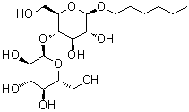 Hexyl 4-O-alpha-D-glucopyranosyl-beta-D-glucopyranoside molecular structure (CAS 870287-95-9)