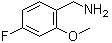 4-Fluoro-2-methoxybenzylamine molecular structure (CAS 870563-60-3)