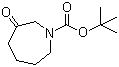 1-Boc-3-oxoazepane molecular structure (CAS 870842-23-2)