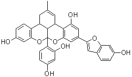 Mulberrofuran G molecular structure (CAS 87085-00-5)