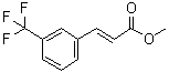 3-[3-(Trifluoromethyl)phenyl]-2-propenoic acid methyl ester molecular structure (CAS 87087-35-2)