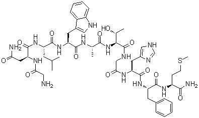 结构式 CAS# 87096-84-2, 猪神经调节肽 B