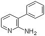 结构式 CAS# 87109-10-2, 2-氨基-3-苯基吡啶