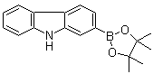 结构式 CAS# 871125-67-6, 4a,9a-二氢-9H-咔唑-2-硼酸频哪醇酯