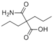 2-氨基甲酰-2-丙基戊酸分子结构 (CAS 87113-24-4)