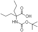 2-[(叔丁氧羰基)氨基]-2-丙基戊酸分子结构 (CAS 87113-32-4)