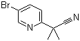 2-(5-Bromopyridin-2-yl)-2-methylpropionitrile molecular structure (CAS 871239-58-6)