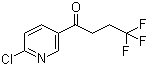 1-(6-Chloro-3-pyridinyl)-4,4,4-trifluoro-1-butanone molecular structure (CAS 871252-59-4)