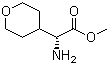 (R)-氨基(四氢吡喃-4-基)乙酸甲酯分子结构 (CAS 871301-35-8)