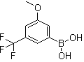 结构式 CAS# 871332-97-7, 3-甲氧基-5-三氟甲基苯硼酸