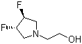 (3R,4R)-3,4-Difluoropyrrolidin-1-ylethanol molecular structure (CAS 871822-43-4)
