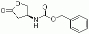 structure of CAS# 87219-29-2, Benzyl (S)-(-)-tetrahydro-5-oxo-3-furanylcarbamate;(S)-(Tetrahydro-5-oxo-3-furanyl)carbamic acid phenylmethyl ester