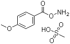 O-(4-Methoxybenzoyl)hydroxylamine methanesulfonate molecular structure (CAS 872851-29-1)