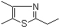 structure of CAS# 873-64-3, 2-Ethyl-4,5-dimethylthiazole;4,5-Dimethyl-2-ethylthiazole