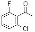 2'-氯-6'-氟苯乙酮分子结构 (CAS 87327-69-3)