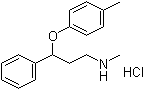 结构式 CAS# 873310-31-7, N-甲基-gamma-(4-甲基苯氧基)苯丙胺盐酸盐