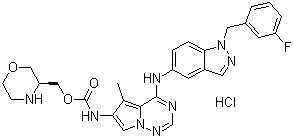 BMS-599626 molecular structure (CAS 873837-23-1)