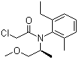 结构式 CAS# 87392-12-9, 异丙甲草胺; 2-氯-N-(2-乙基-6-甲基苯基)-N-[(1S)-2-甲氧基-1-甲基乙基]乙酰胺