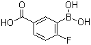 5-Carboxy-2-fluorophenylboronic acid molecular structure (CAS 874219-59-7)