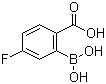 2-Carboxy-5-fluorophenylboronic acid molecular structure (CAS 874290-62-7)