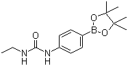结构式 CAS# 874291-00-6, 4-(3-乙基脲)苯基硼酸频哪醇酯
