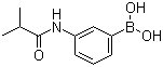 3-异丁酰氨基苯硼酸分子结构 (CAS 874459-76-4)