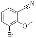 结构式 CAS# 874472-98-7, 3-溴-2-甲氧基苯甲腈