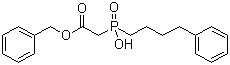 Benzyl hydroxy(4-phenylbutyl)phosphinoylacetate molecular structure (CAS 87460-09-1)