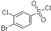 4-溴-3-氯苯磺酰氯分子结构 (CAS 874801-46-4)