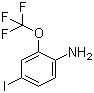 2-三氟甲氧基-4-碘苯胺分子结构 (CAS 874814-75-2)