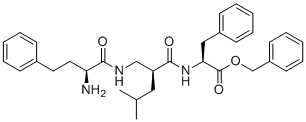 structure of CAS# 875309-82-3, Carfilzomib Impurity 16;benzyl (2S)-2-[[(2S)-2-[[[(2S)-2-amino-4-phenylbutanoyl]amino]methyl]-4-methylpentanoyl]amino]-3-phenylpropanoate
