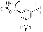 (4S,5R)-5-[3,5-Bis(trifluoromethyl)phenyl]-4-methyl-1,3-oxazolidin-2-one molecular structure (CAS 875444-08-9)
