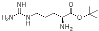 L-精氨酸叔丁酯分子结构 (CAS 87553-73-9)