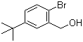2-Bromo-5-(tert-butyl)benzyl alcohol molecular structure (CAS 875664-30-5)