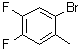 1-Bromo-4,5-difluoro-2-methylbenzene molecular structure (CAS 875664-38-3)
