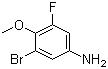 3-Bromo-5-fluoro-4-methoxyaniline molecular structure (CAS 875664-44-1)
