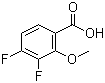 3,4-Difluoro-2-methoxybenzoic acid molecular structure (CAS 875664-52-1)