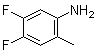 4,5-Difluoro-2-methylbenzenamine molecular structure (CAS 875664-57-6)