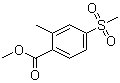 结构式 CAS# 875895-64-0, 2-甲基-4-(甲基磺酰基)苯甲酸甲酯