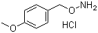 structure of CAS# 876-33-5, O-(4-Methoxybenzyl)hydroxylamine hydrochloride