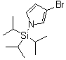 structure of CAS# 87630-36-2, 3-Bromo-N-(triisopropylsilyl)pyrrole;3-Bromo-1-(triisopropylsilyl)pyrrole; 3-Bromo-1-[triisopropylsilyl]-1H-pyrrole