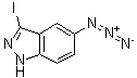 5-叠氮基-3-碘-1H-吲唑分子结构 (CAS 876365-97-8)