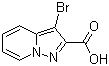 3-Bromopyrazolo[1,5-a]pyridine-2-carboxylic acid molecular structure (CAS 876379-77-0)