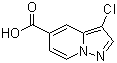 3-Chloropyrazolo[1,5-a]pyridine-5-carboxylic acid molecular structure (CAS 876379-80-5)