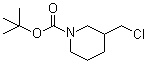 structure of CAS# 876589-09-2, tert-Butyl 3-(chloromethyl)-1-piperidinecarboxylate;3-(Chloromethyl)-1-piperidinecarboxylic acid tert-butyl ester