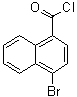 4-Bromo-1-naphthalenecarbonyl chloride molecular structure (CAS 87700-65-0)