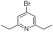 4-Bromo-2,6-diethylpyridine molecular structure (CAS 877133-54-5)