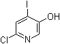 2-Chloro-5-hydroxy-4-iodopyridine molecular structure (CAS 877133-58-9)