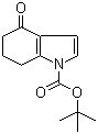 4-氧代-4,5,6,7-四氢-1H-吲哚-1-羧酸叔丁酯分子结构 (CAS 877170-76-8)
